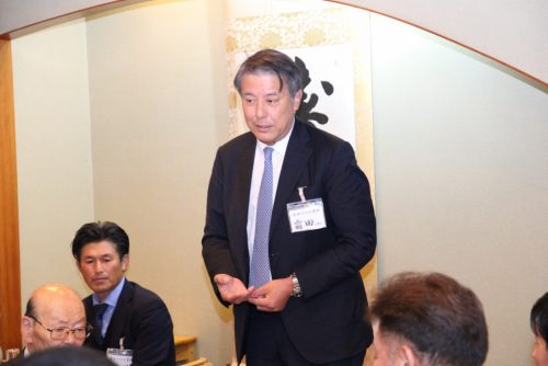 霜田会長のあいさつ